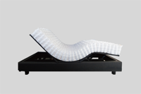 Cama Plegable Vertical Eléctrica Moderna Personalizada con Resortes de Bolsillo y Estructura de Acero, Cama Plegable para Exteriores, Cama Individual o Doble