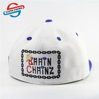 Casquette Snapback Personnalisée Broderie 3D Visière Plate Casquette de Baseball Chapeau de Fête Sportif Extérieur Fermeture Arrière avec Logo Brodé Couronne 3D