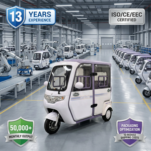 Tricycle électrique avec moteur 2000W, pour le transport de marchandises <span class=keywords><strong>et</strong></span> de passagers, taxi, livraison de nourriture, CKD, Pérou, <span class=keywords><strong>Bolivie</strong></span>, Équateur, robuste, tout-terrain, avec 4 portes - Product Image 6