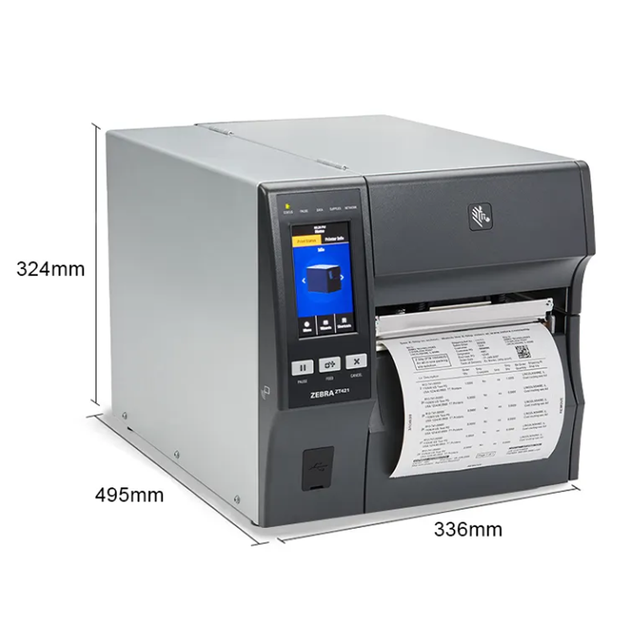 Zebar ZT421 6inch Industrial Label Barcode Printer Thermal Transfer Desktop 300dpi USB Interface in Stock