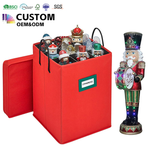 Có Thể Điều Chỉnh Giáng Sinh <span class=keywords><strong>Nutcracker</strong></span> Hộp Lưu Trữ Bền Kỳ Nghỉ Bức Tượng Tổ Chức Với Ngăn Trường Hợp Bảo Vệ - Product Image 1