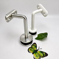 Vis de serrage ronde en acier inoxydable micro-brossé avec joint noir pour montage de panneaux de garde-corps en verre pour escaliers et centres commerciaux, résistant à la rouille