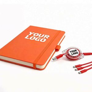 Carnet de notes en cuir PU rigide avec logo imprimé, idéal pour la promotion, les cadeaux d'entreprise, les fournitures de bureau, les cadeaux scolaires, les cadeaux promotionnels personnalisés. - Product Image 1