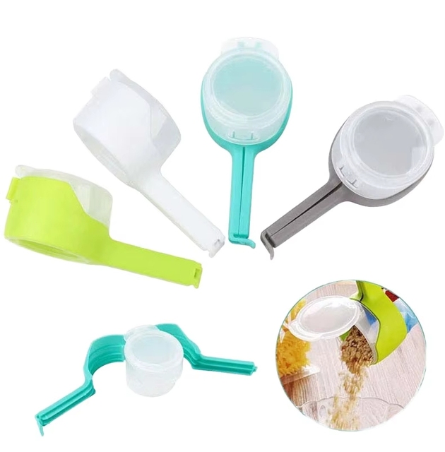 Multi-Functional Moisture-Proof Fresh-Keeping Sealing Clip for Snack Bags and Tea Plastic Factory Wholesale