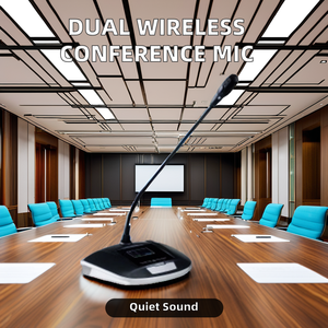<span class=keywords><strong>ไม</strong></span>โครโฟนไร้สายแบบใช้มือในการ<span class=keywords><strong>ประชุม</strong></span>ด้วยมือแบบไร้สายระบบการประชุมแบบคอห่านแบบไร้สายป้อ<span class=keywords><strong>ง</strong></span>กันเสียงนกหวีดรอบทิศทา<span class=keywords><strong>ง</strong></span> - Product Image 2