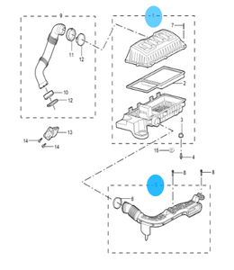 Boîtier de filtre à <span class=keywords><strong>air</strong></span> Grand <span class=keywords><strong>Prix</strong></span> pour voitures Roewe et MG ZS/RX3, modèle 10231301, en plastique, export transfrontalier - Product Image 4