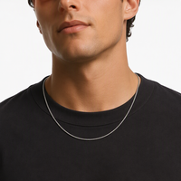 Collier chaîne chevrons en titane pour homme, style hip-hop, chaîne plate, ras-de-cou, bijoux anti-ternissement style rappeur