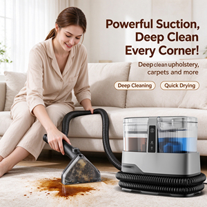 Lightweight Couch Cleaner <b>Machine</b> Compact <b>Upholstery</b> Spot Washer Small Carpet Cleaner <b>for</b> Apartment Dorm Home Use - Product Image 1