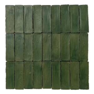 Chroma Bottle 5x15 Green Ceramic Tile <b>Mosaic</b> For Wall And Floor - Product Image 1