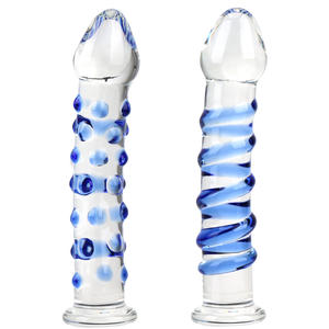 Glazen <span class=keywords><strong>Dildo</strong></span> Butt Plug Kralen Erotische Seksspeelstimulator Voor Koppels Volwassen Producten - Product Image 1