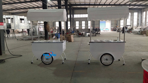 Kiosque de restauration rapide commerciale personnalisée Kiosque de café mobile multifonction/chariot de nourriture pour frites <span class=keywords><strong>Vélo</strong></span> <span class=keywords><strong>cargo</strong></span> gaufré - Product Image 6