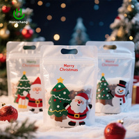 Op maat gemaakte logo bedrukte Mylar plastic staande ziplock zakjes voor dierenvoer, op maat gemaakte maten, recycleerbaar