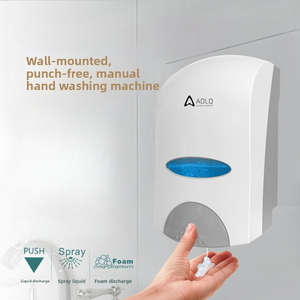 Distributeur de <span class=keywords><strong>savon</strong></span> liquide moussant manuel <span class=keywords><strong>pour</strong></span> évier de cuisine, salle de bain, montage mural, usage commercial, domestique, hôtelier - Product Image 1