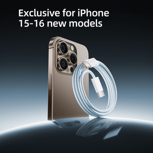 Nylon Dệt TPE Áo Khoác 2M Loại-C Để Loại-C Cáp Với Tinh Khiết Dây Dẫn Bằng Đồng Cho Iphone 15 Android Ngân Hàng Điện 100W Nhanh Chóng Sạc - Product Image 4