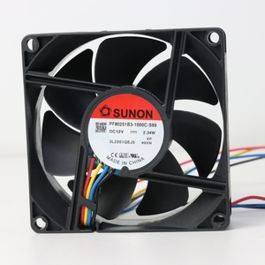 Ventilador Axial de Refrigeración para Gabinete Eléctrico SUNON PF80251B3-1000C-S99 80x80x25mm 12VDC 195mA 2.34W 4200RPM 53CFM con Rodamiento de Bolas - Product Image 1