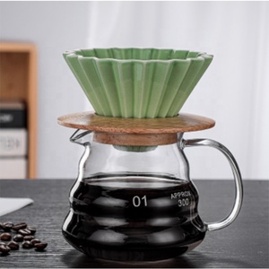 Bouilloire de café chaud pour serveur, ensemble de théière, verres résistants à la chaleur, réutilisable, <span class=keywords><strong>prix</strong></span> d'usine - Product Image 1