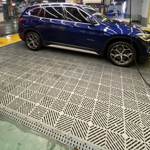 Bảo Vệ Môi Trường 40*40*2Cm Chống Trượt Nhựa PVC PP Nhà Để Xe Gạch Lát Sàn Cho Rửa Xe Sàn Nhà Để Xe 4S Cửa Hàng - Product Image 6