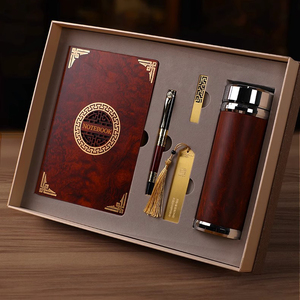 IStapromo Gifts Wood Bamboo A5 <b>Note</b> <b>Book</b> Diary Journal Customized Logo Gifts Set Planner with Pen - Product Image 2