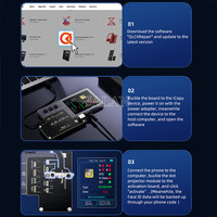 QIANLI icopie Plus pour iPhone X-14 Series Face ID carte d'activation de récupération démontage gratuit téléphone Mobile réparation de la carte de matrice de points