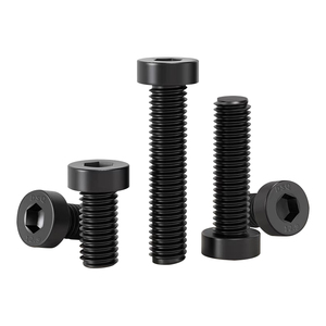 Perno hexagonal de cabeza delgada grado 12.9, de acero aleado de alta resistencia, con acabado de óxido negro, antideslizante, antirrobo, para uso industrial, en stock. - Product Image 5