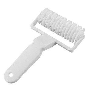 Wholesale DIY Baking Tool Cookie Pie Pizza Bread Pastry <b>Roller</b> Cutter Plastic Dough Lattice for Kitchen Cafe - Product Image 3