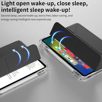 Étui de protection intelligent pliable 3+Y pour iPad Pro 11 pouces et iPad Air 11, résistant aux chocs et aux rayures, support multi-angles
