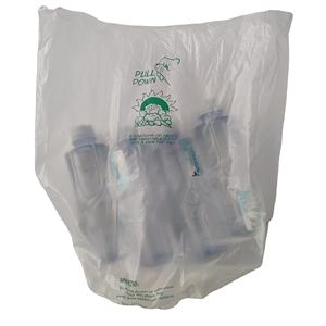 ถุงช้อปปิ้งพลาสติกสำหรับใช้ในซูเปอร์มาร์เก็ตการออกแบบกระเป๋าช้อปปิ้งแนวแฟนซีแบบม้วน - Product Image 1