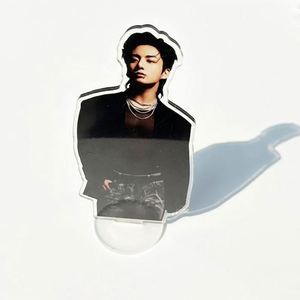 Hot Stock Kpop Character Standing <b>Card</b> Acrylic Display Rack Small <b>Card</b> Picture Frame Plastic Desktop Gift Rack for <b>Table</b> Use - Product Image 6