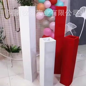 Couverture de botte en Spandex personnalisée de n'importe quelle taille imprimée par LOGO éthiopien pour décoration de mariage - Product Image 6