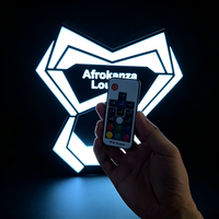 Présentoir de bouteille LED avec logo personnalisé, glorificateur de bouteille VIP en acrylique, rechargeable, télécommande, support lumineux pour bouteille de vin