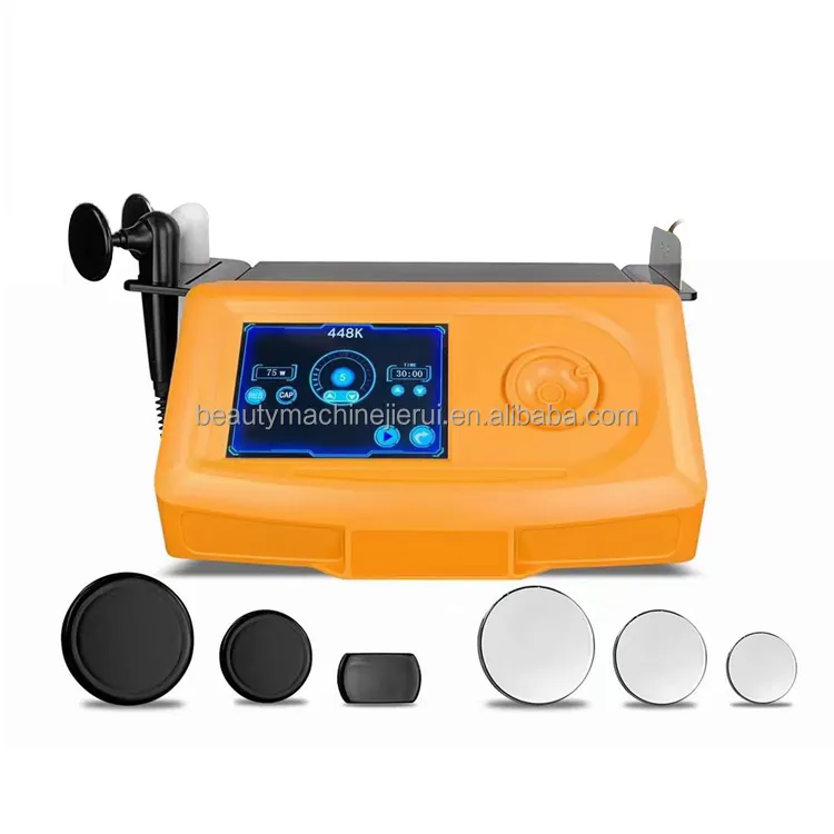 High Frequency Deep Heating physiotherapy rf equipment Skin Tightening Radio frequency 448KHz Tecar RET rf Machine