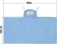 Ultra Soft Animal Design Hooded Towel Wrap Microfiber Hight Quality Hooded Kids Set Bath Towels
