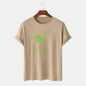 Camisetas de Alta Calidad con Logotipo Personalizado, Lisas, para Impresión, 100% Algodón, Gruesas, Casuales, para Hombre, Ropa de Verano - Product Image 1