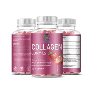 Halal Gecertificeerd Collageen Voor Het Bleken Van De Huid Klaar Voorraad Biotine Supplement Voor De Gezondheidszorg Super Collageen Gummies