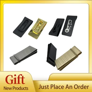 Metal Belt Clip Custom Heavy Duty Black Zinc Coated Metal Spring Stainless Steel Holster Belt Clip Certificated By RoHS
