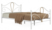 Elegantes Metallbett mit Goldfarbenem Tropfenakzent, Verstellbar, Platzsparend, Robuste Lattenrostunterstützung, Maßanfertigung, Hotelnutzung Uetco