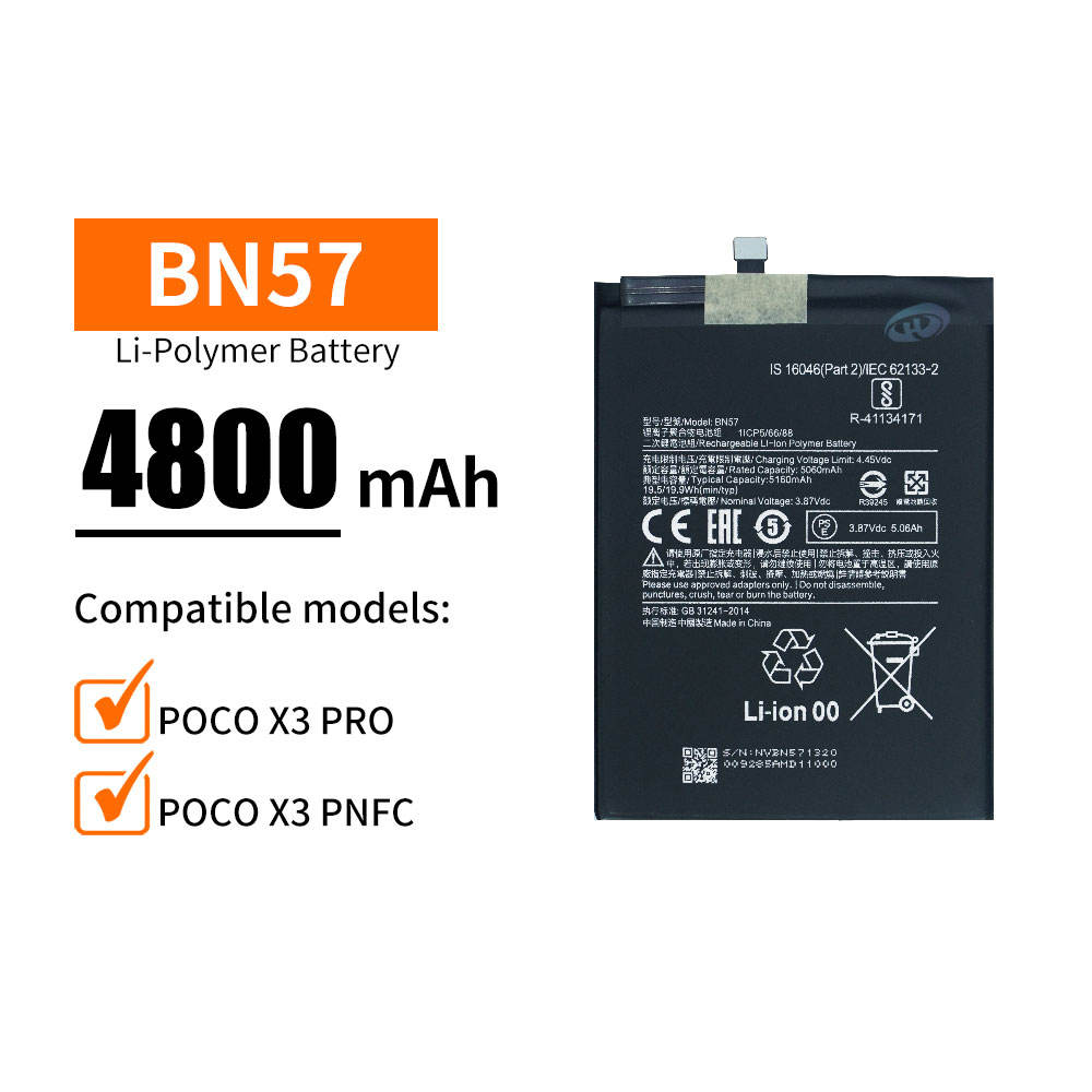 For Xiaomi Poco X3/Pro Poco X3 PNFC