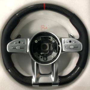 Volant de voiture pour Mercedes Benz 809 <span class=keywords><strong>AMG</strong></span> W222 W221 W204 W205 Classe A/B/C/E/S/G/V Cls Glc Gle Gls Gla Cla Glk <span class=keywords><strong>Slc</strong></span> - Product Image 1