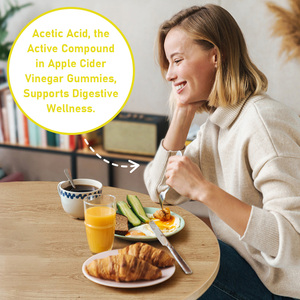Factory customization Apple Cider Vinegar Gummies Healthy Digestion Metabolism Support and Lasting Energy with Vitamin C Gummies - Product Image 5
