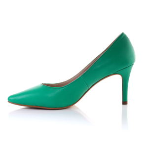 Scarpe con Tacco a Spillo 8cm in Pelle - Verde - Product Image 2