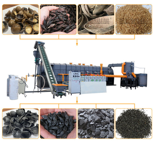 Smokeless Rotary Carbonized Furnace Continuous Sawdust Carbonizing <b>Stove</b> Eco-friendly charcoal Making Machine Carbonization Furn - Product Image 1