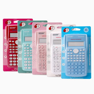 Calculatrice scientifique Dexin KK-82MS-D, affichage 12 chiffres, alimentée par piles AAA, pour étudiants et examens - Product Image 1