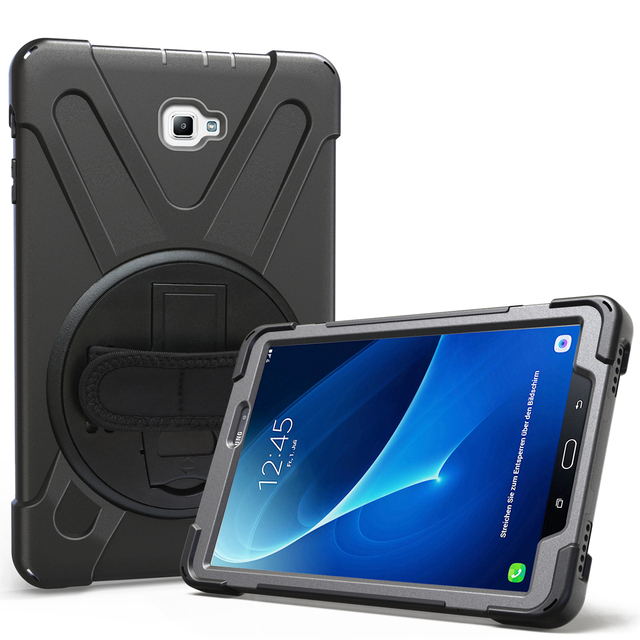 Armored Shockproof Silicone PC Stand Case Cover for Samsung Tab a 10.1" 2016 T580