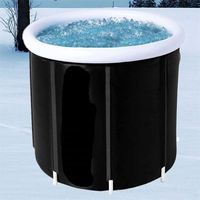 Baignoire à air gonflable avec logo personnalisé, Bain de glace portable en PVC Baignoire de thérapie en plongée froide pour récupération physique