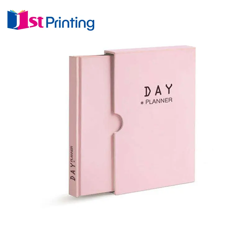 2024 diario di stampa personalizzato diario quaderno giornaliero settimanale mensile Planner slip case box set Journal