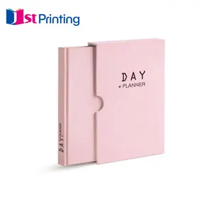 2024 impression personnalisée Journal Journal cahier quotidien hebdomadaire mensuel planificateur slip case coffret journal