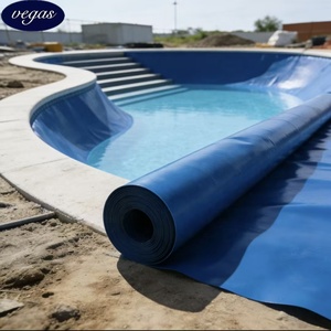 Géomembrane HDPE Vegas 1,75 mm, finition miroir <span class=keywords><strong>saphir</strong></span>, anti-UV, écologique, durable, imperméable, liner de piscine, garantie 1 an - Product Image 5