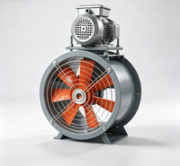 Ventilateur axial à moteur externe KT40 pour la ventilation des conduits industriels, adapté aux cabines de peinture, entrepôts, ateliers, extraction de fumée et de poussière