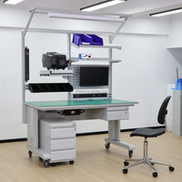 Mesa de Trabajo Eléctrica Elevadora DETALL ESD con Opciones de Fabricación Personalizada OEM ODM para Ensamblaje de PCB