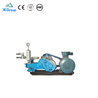 Pompe à boue horizontale Xianglu BW200/4 à double cylindre, diamètre 80/65 mm, pompe à piston alternatif, 4 MPa, 200 L/min, 15 kW, 145 tr/min